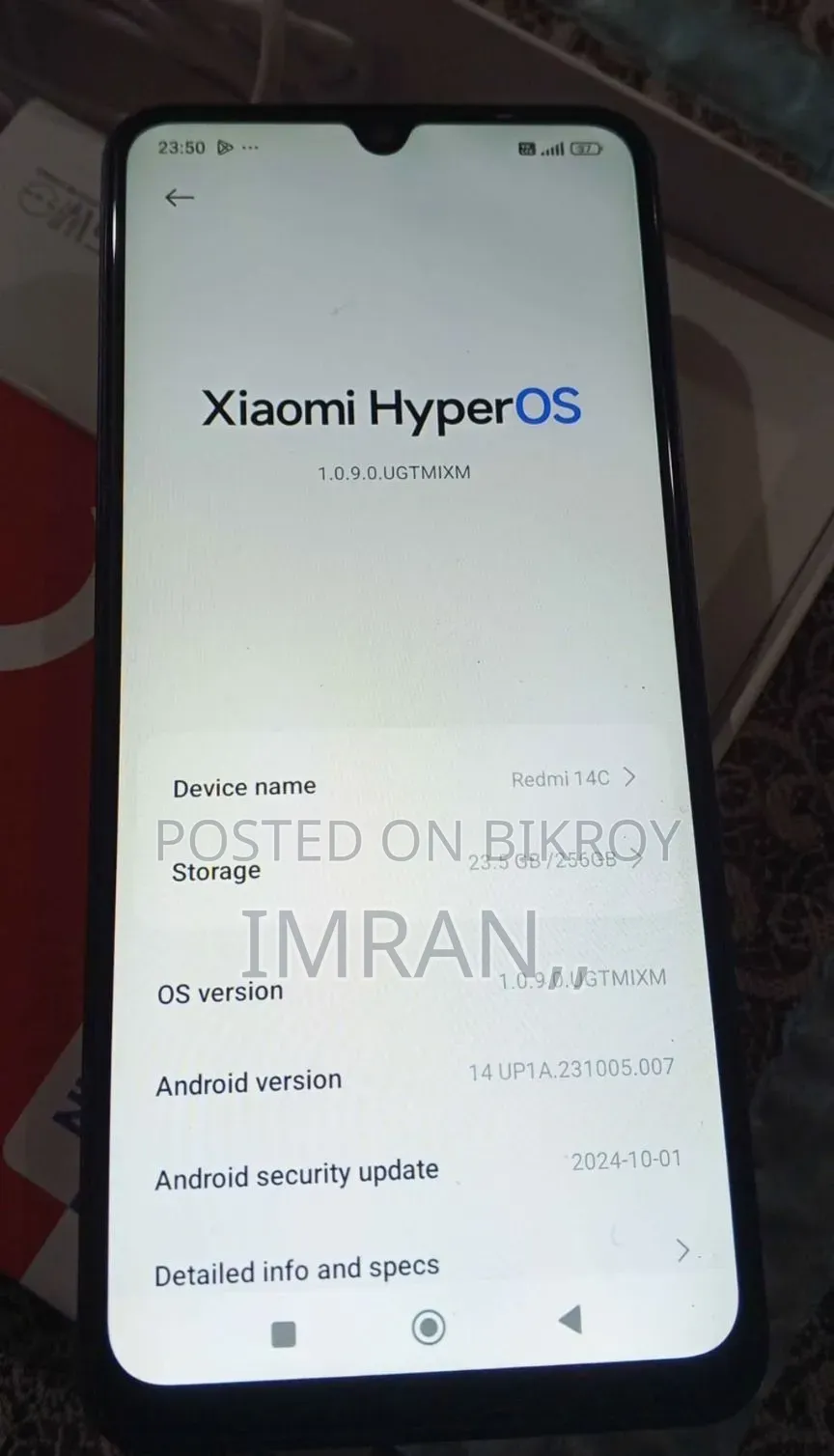 Xiaomi Redmi 14C 256 GB Blue