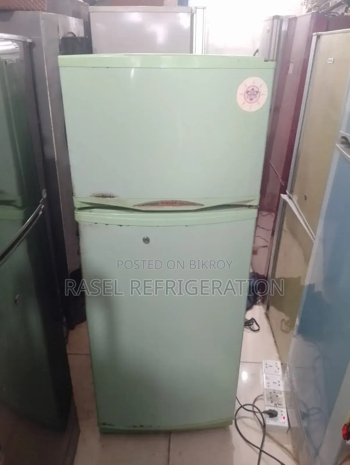 14 Cft running Singer fridge. 15-day replacement warranty.