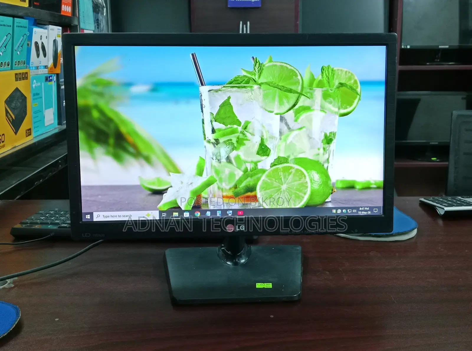 Lg 19en33s – সুপার এনার্জি সেভিং সহ ১৯ ইঞ্চি এইচডি এলইডি আইপিএস মনিটর