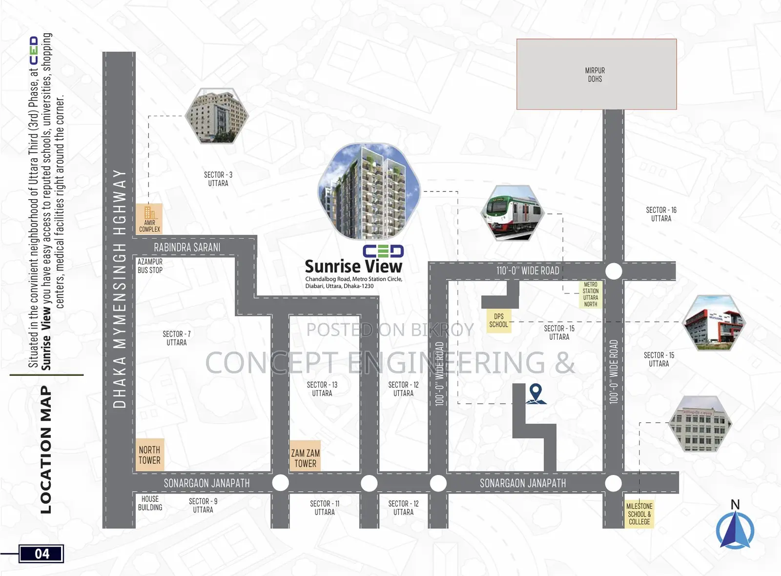 4-bedroom Apartment in Uttara for Sale