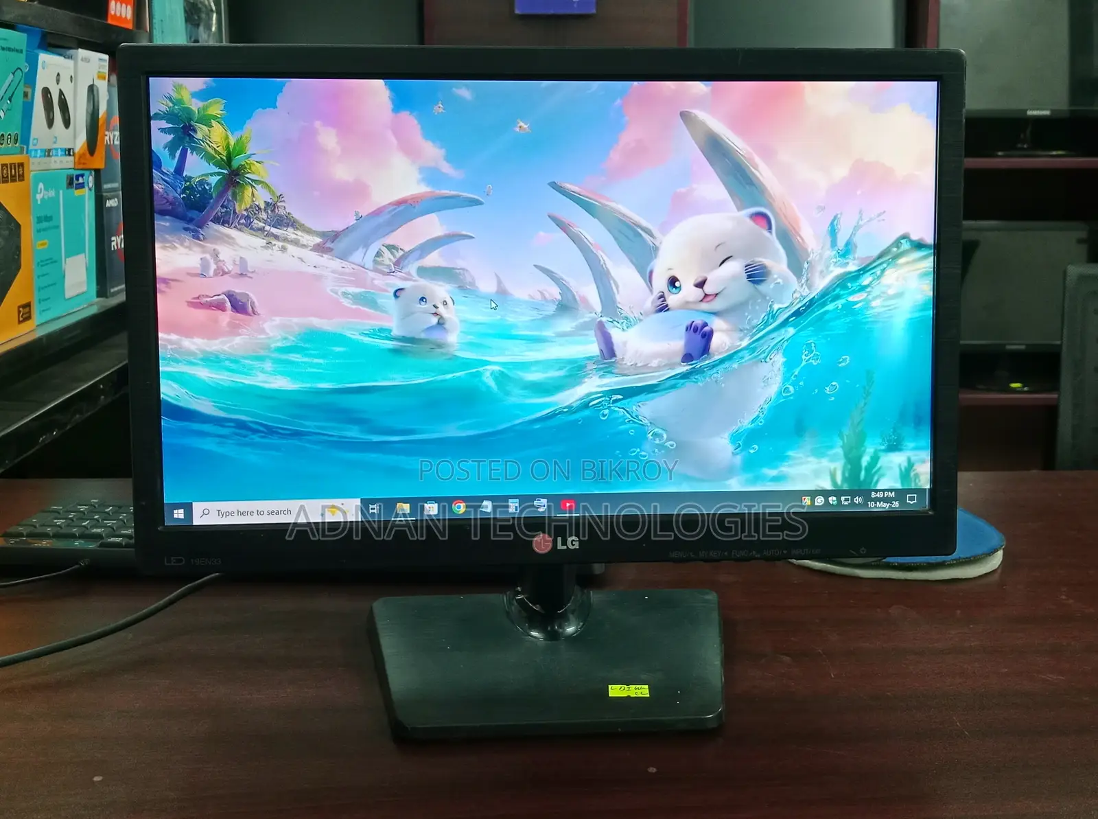 Lg 19en33s – সুপার এনার্জি সেভিং সহ ১৯ ইঞ্চি এইচডি এলইডি আইপিএস মনিটর
