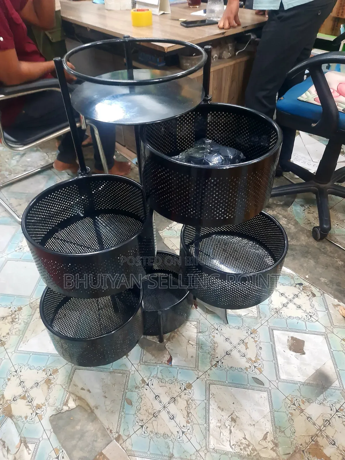 ৬ লেয়ারের রাউন্ড শেপ কিচেন র‍্যাক