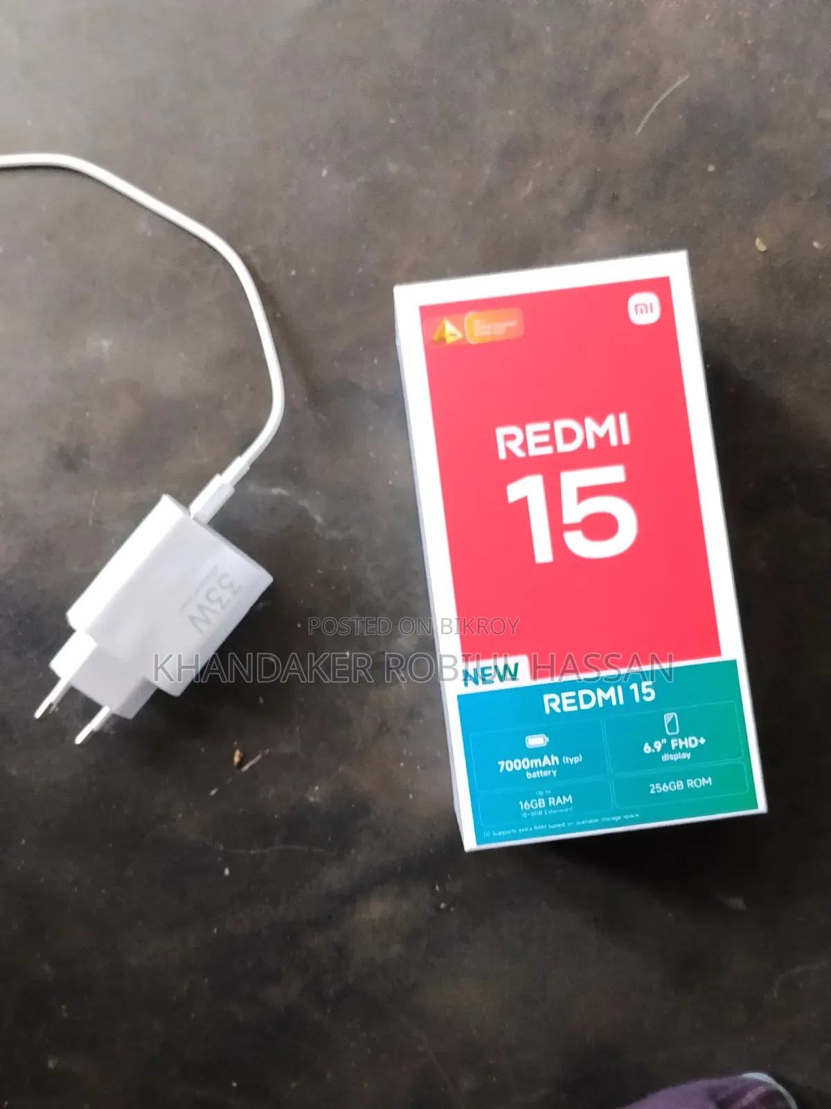 Xiaomi Redmi 15 256 GB Black