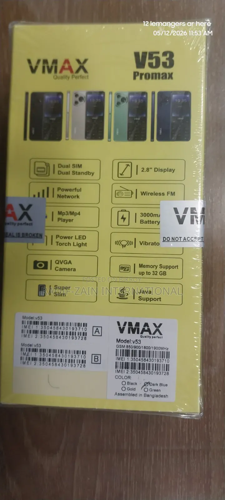 New Mobile Phone Blue