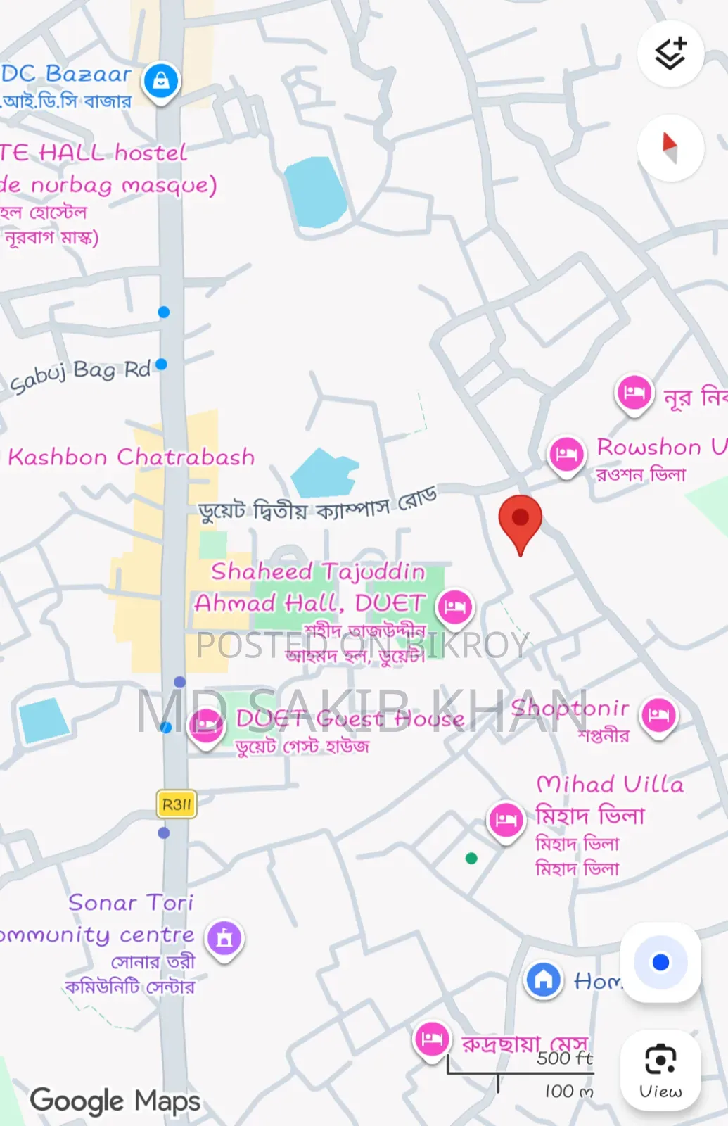 20-Bedroom Block of Flats for Sale at Khan Villa, Gazipur Sadar