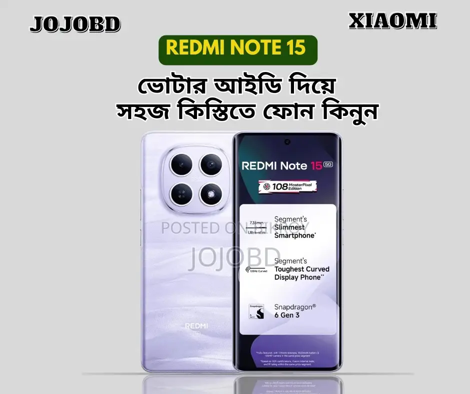 New Xiaomi Redmi Note 15 256 GB Black
