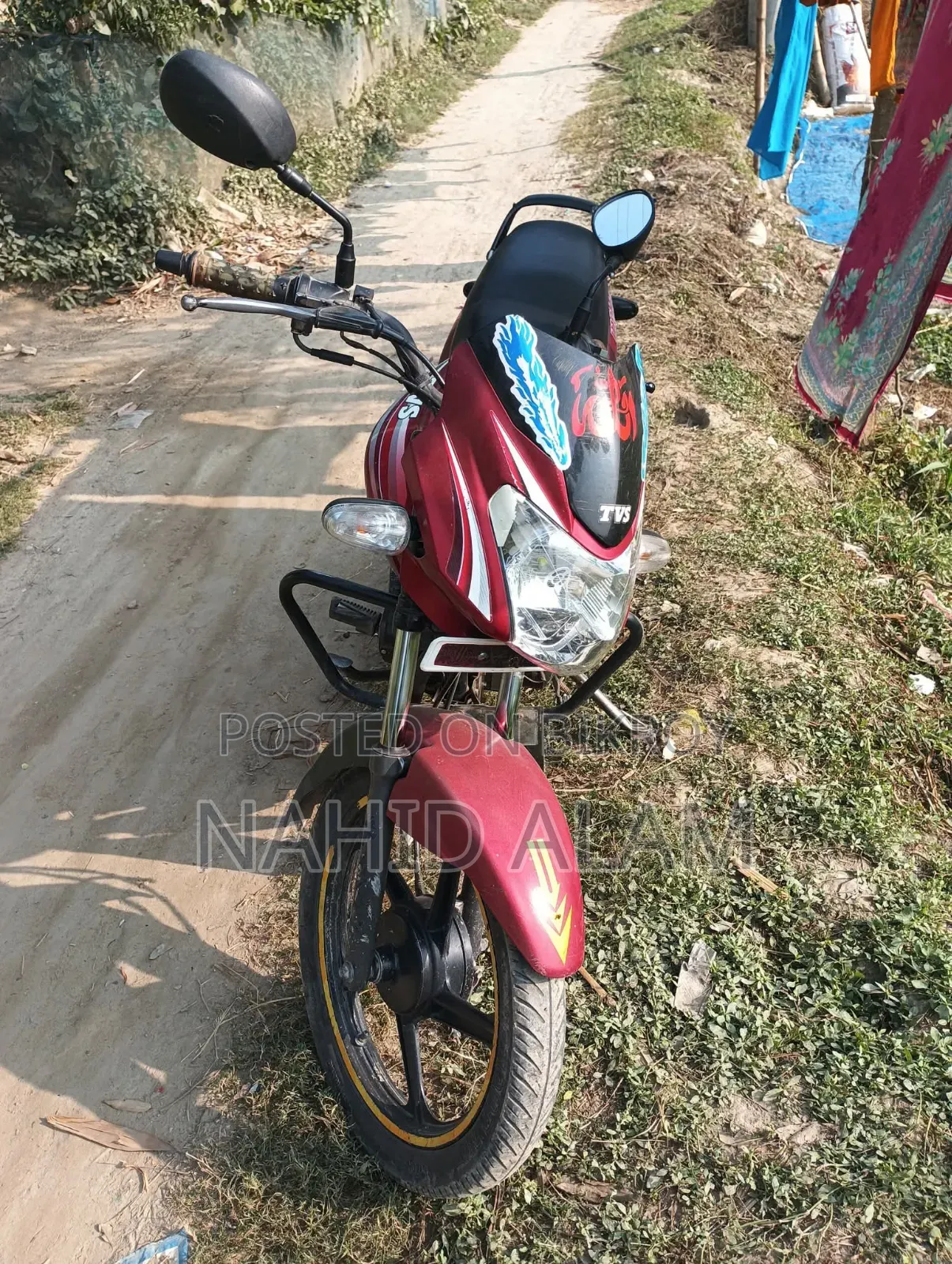 TVS Metro Plus 2018 Red