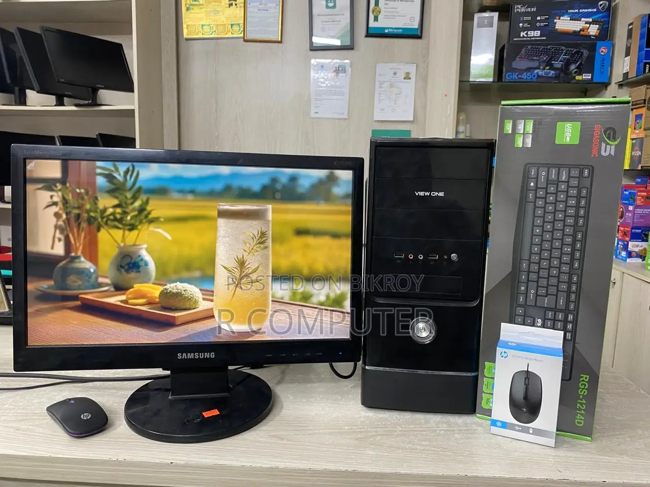 Desktop Computer 8GB Intel Core I7 HDD+SSD 500GB