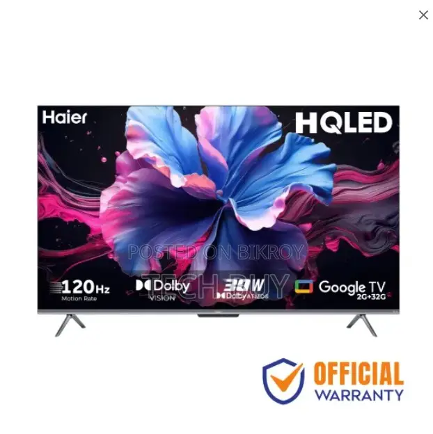 Haier H43p7ux 43 Inch Voice Control HQLED Smart Google TV