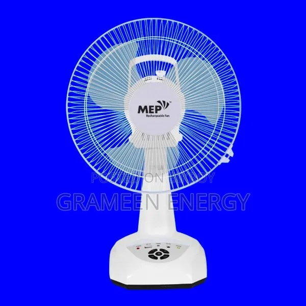 Mep 12" Swasti Rechargable Table Fan Mrtf1201