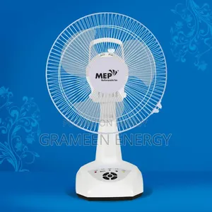 Mep 12" Swasti Rechargable Table Fan Mrtf1201