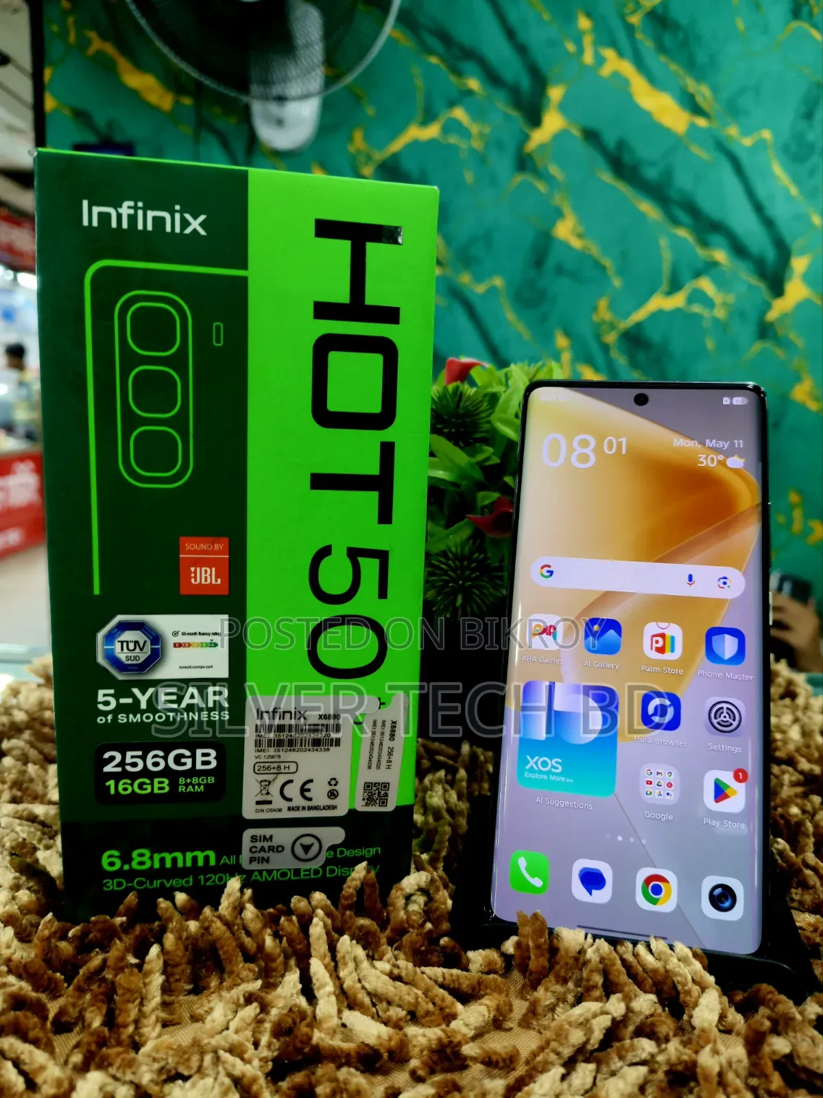 Infinix Hot 50 Pro+ 4G 256 GB Silver