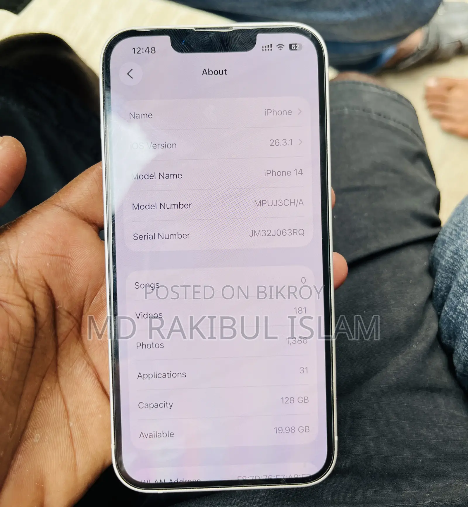 Apple iPhone 14 128 GB White