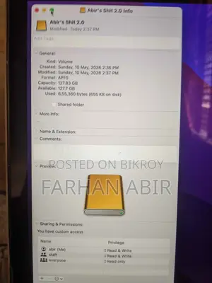 ১২৮জিবি এসএসডি (৪+১+১)জিবি র‍্যাম