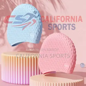 Premium Silicone Swimming Cap for Men Women -