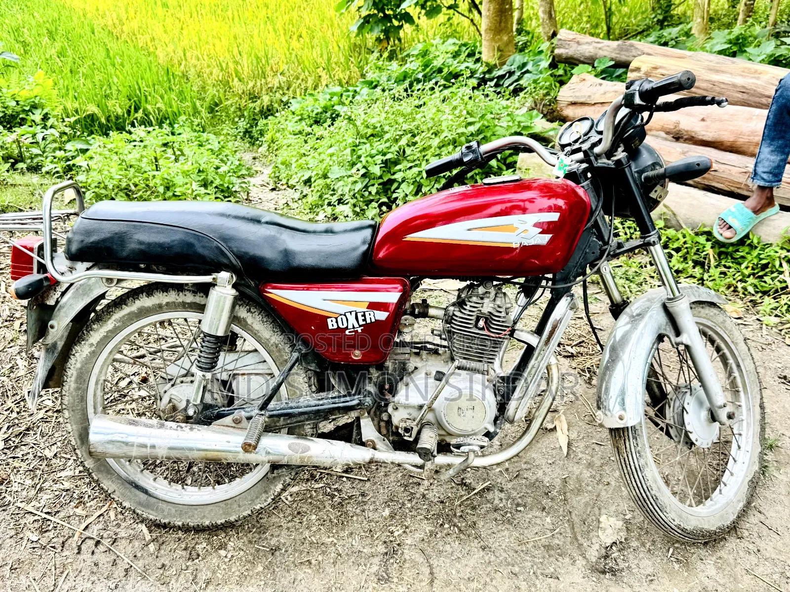 Bajaj Boxer 100 2015 Red