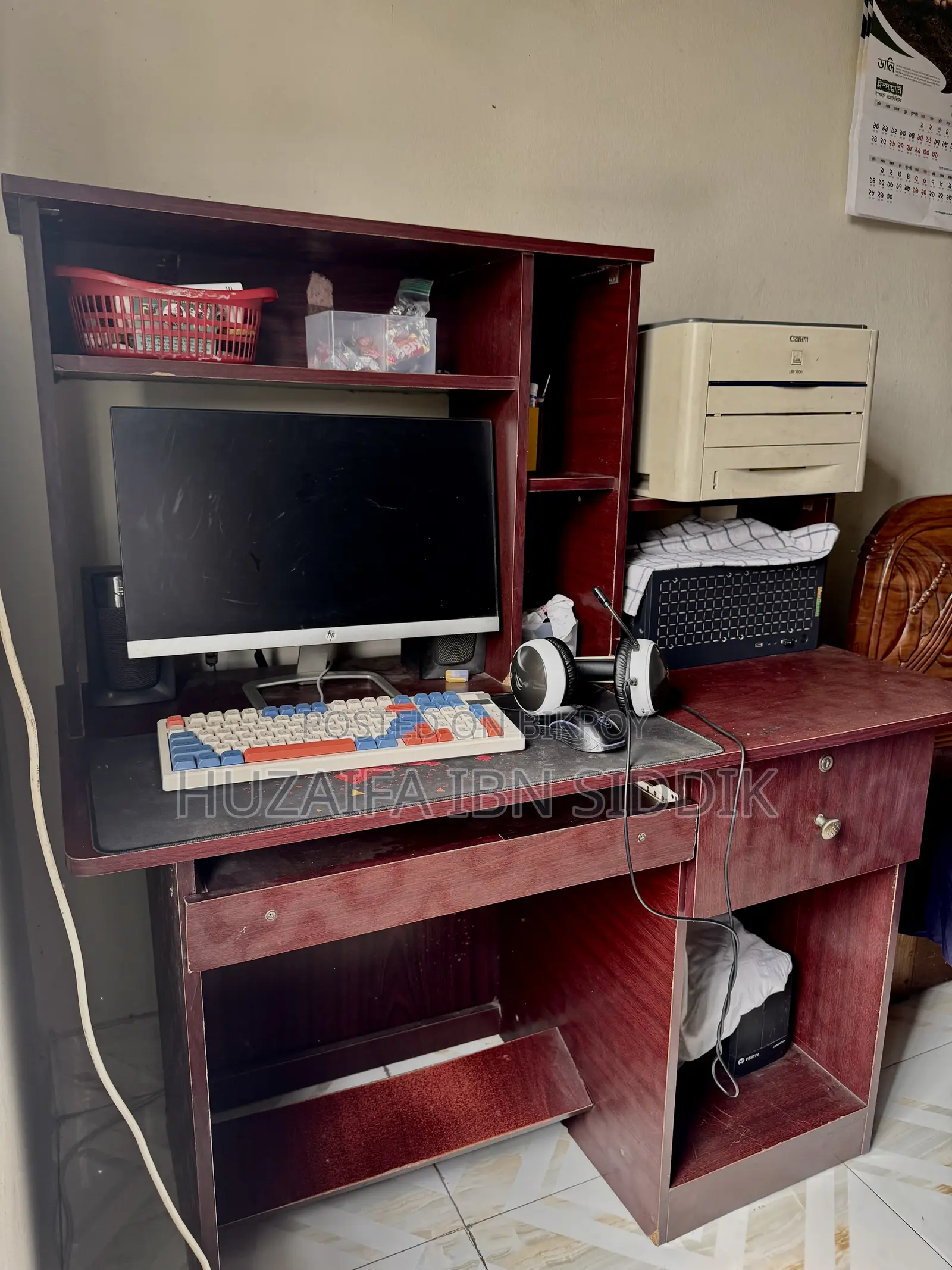 Customized Large Size 3d Board Computer Table