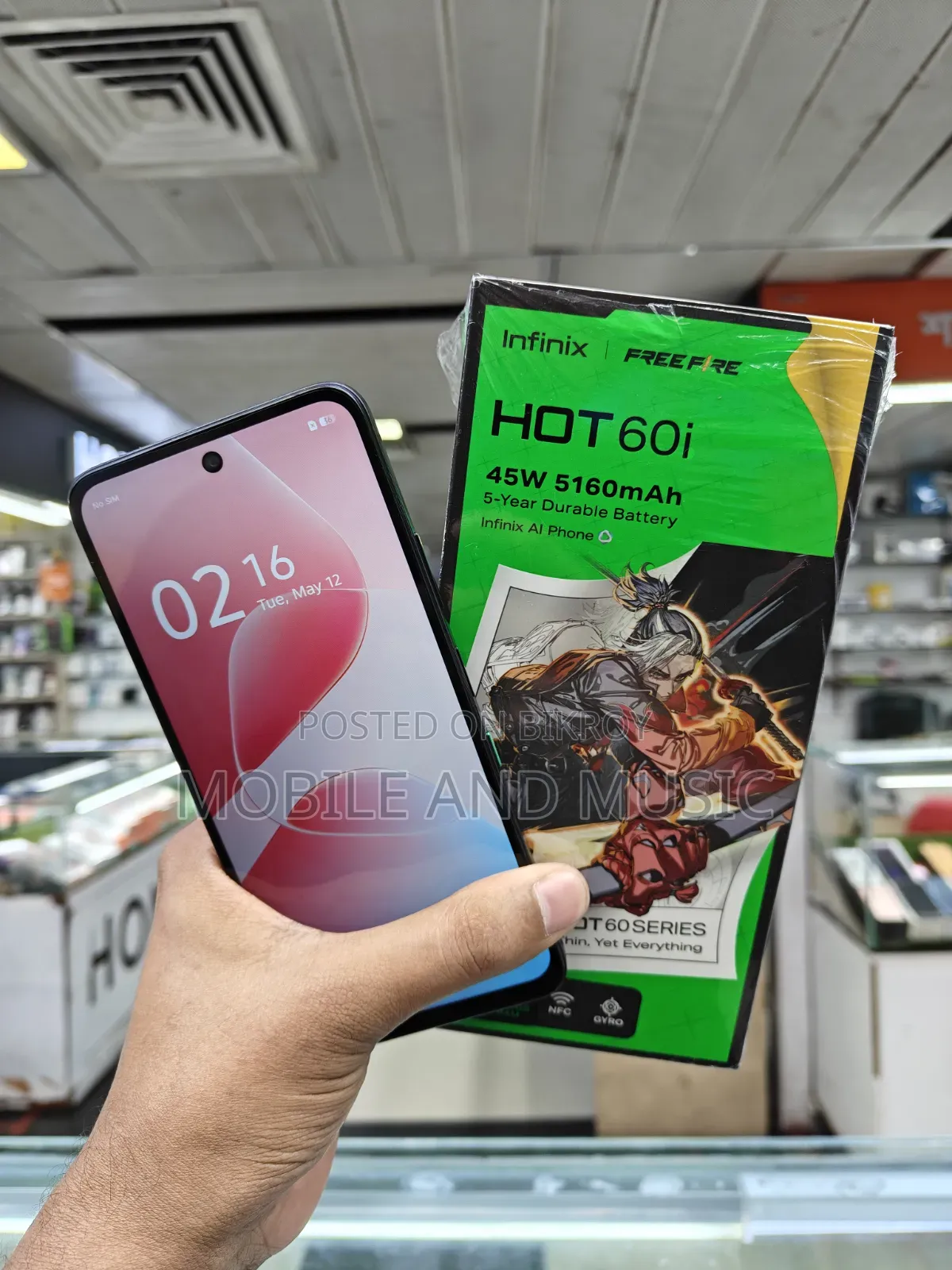 Infinix Hot 60i 128 GB Gray