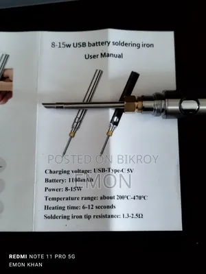 Rechargeable Wireless Electric Soldering Iron