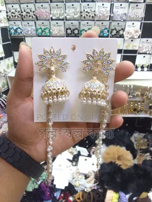 Long Jhumka Earrings