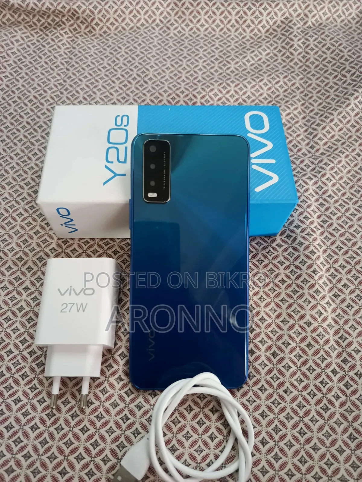 New Vivo Y20S 128 GB Blue