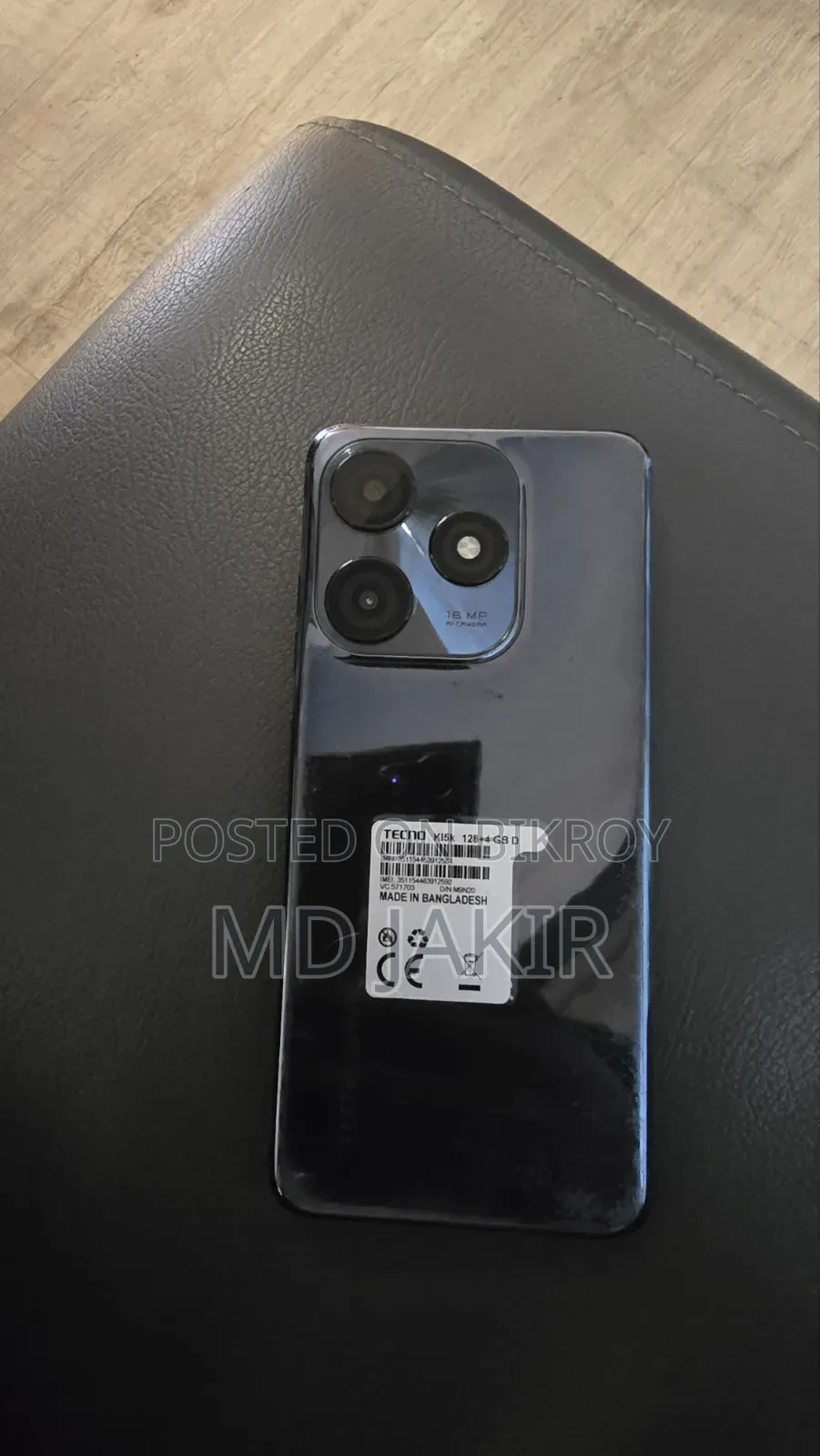 New Tecno Pop 10C 128 GB Black