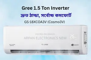 Gree Cosmo3v Inverter AC 1.5 Ton 18000 BTU/H