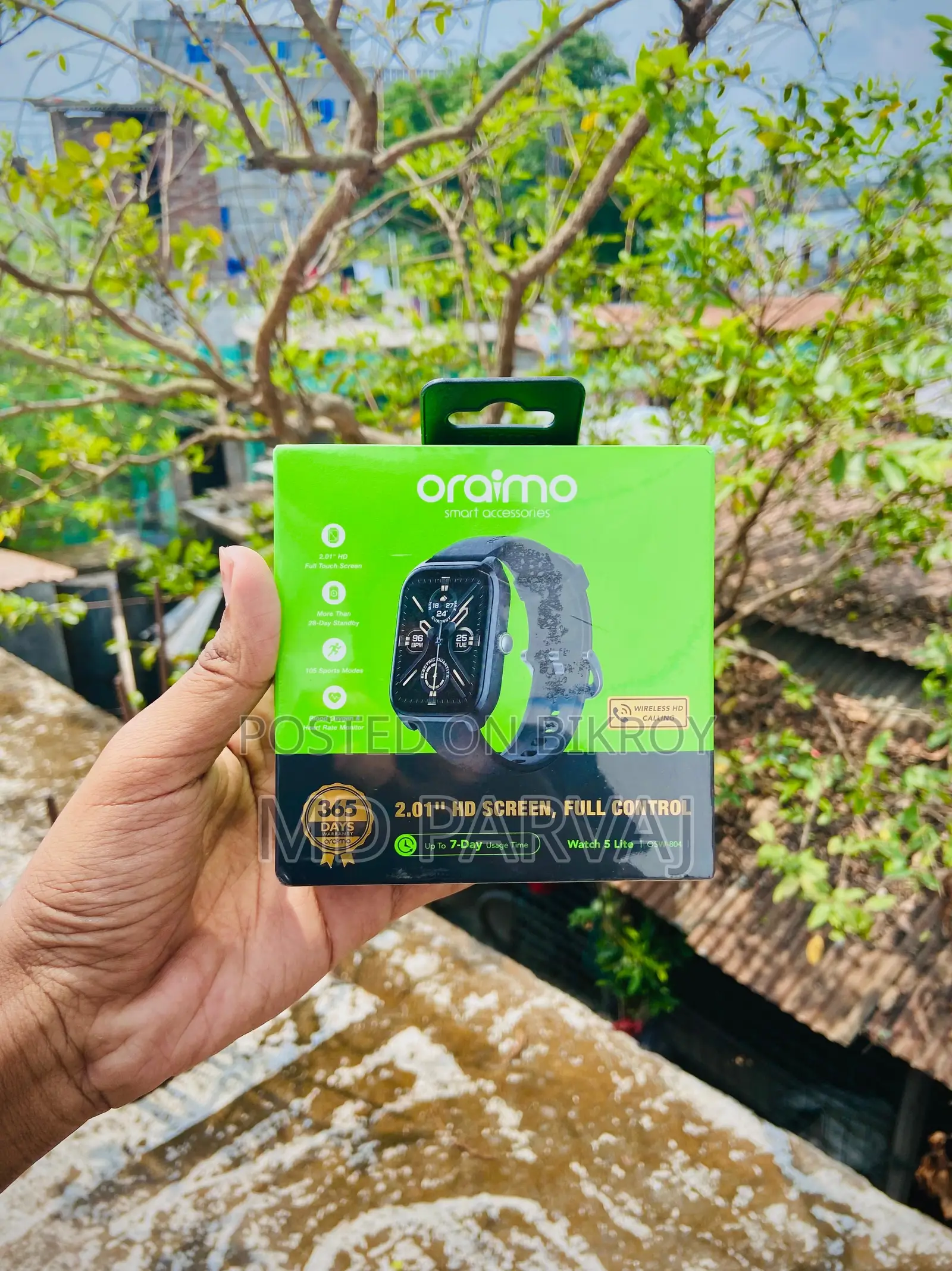 Oraimo Watch 5 Lite Intake.