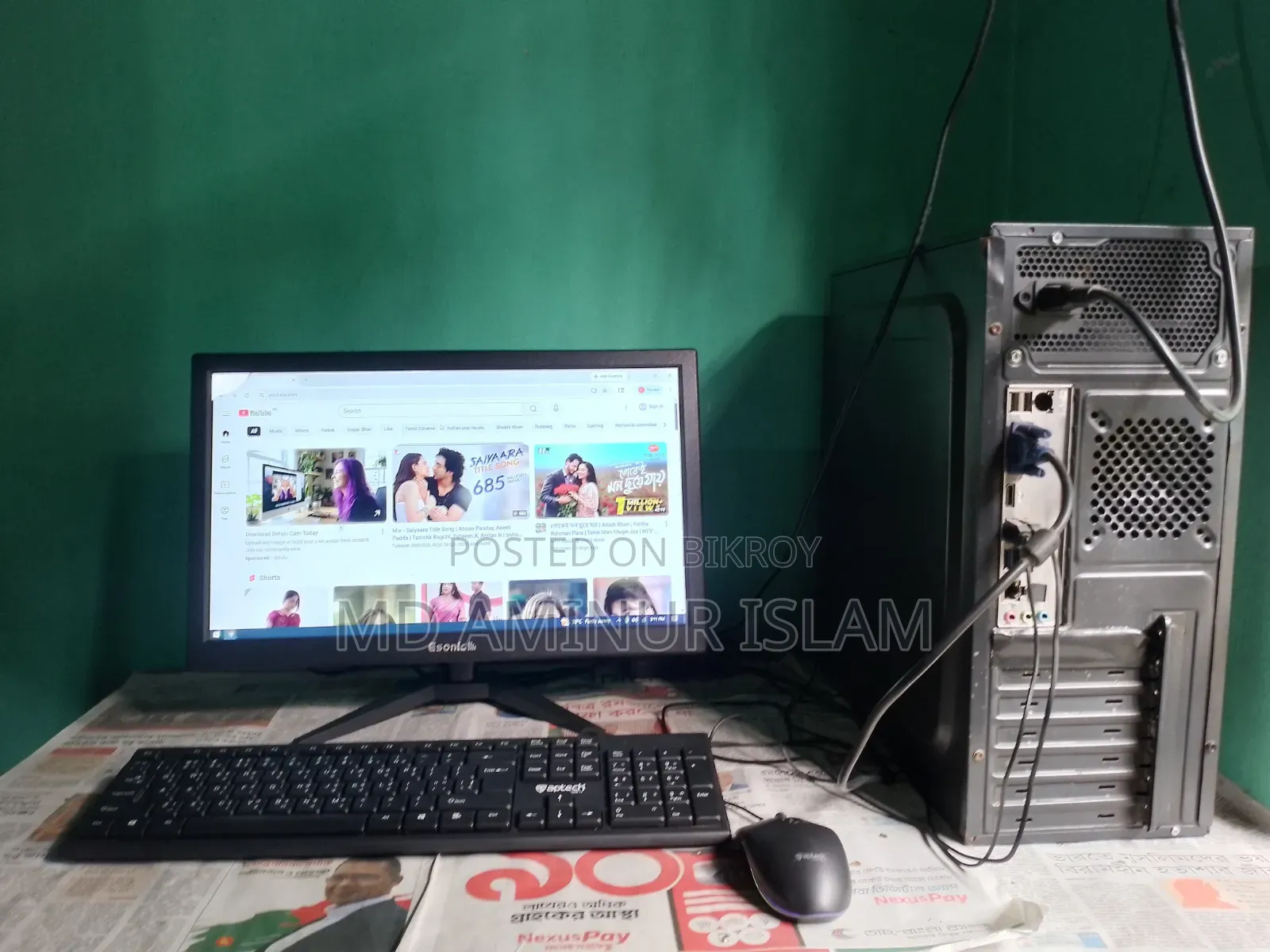 Desktop Computer 4GB Intel Core i3 SSD 128GB