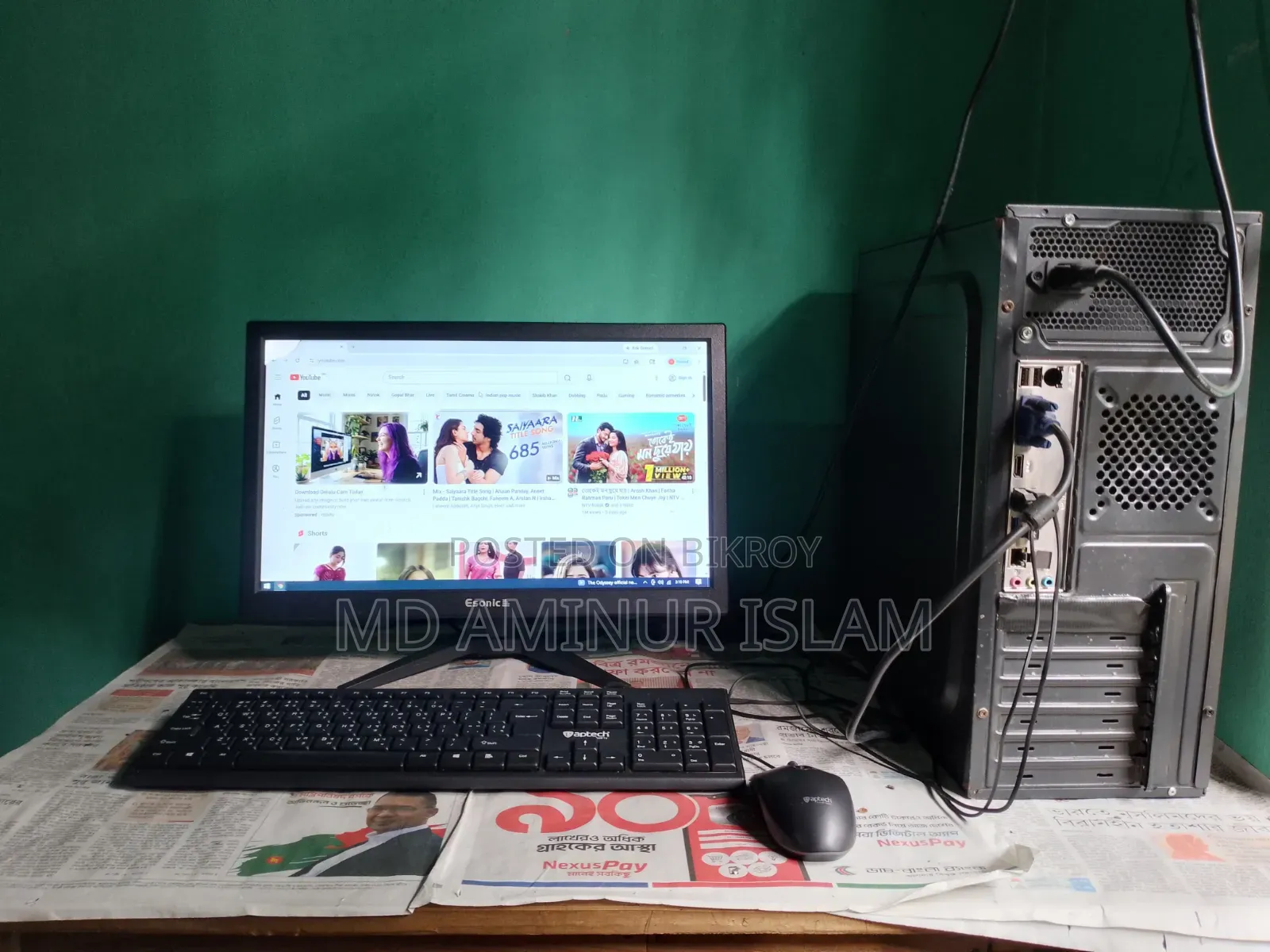 Desktop Computer 4GB Intel Core i3 SSD 128GB