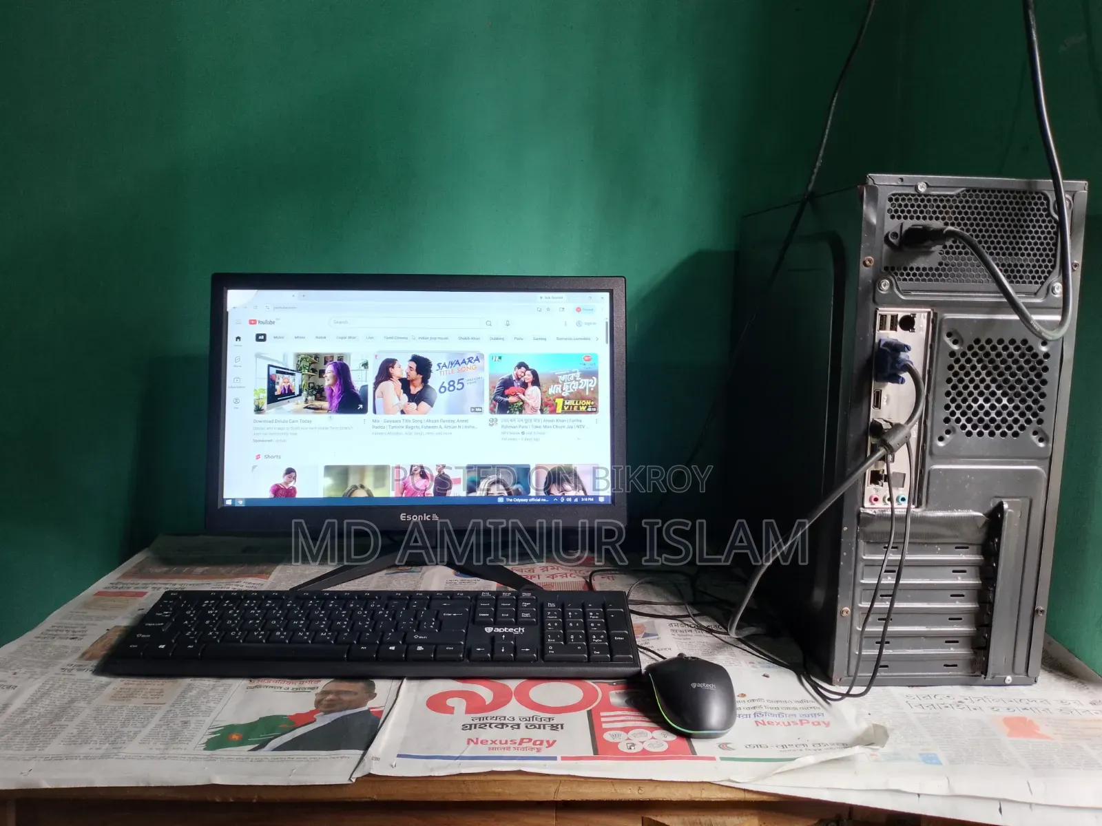 Desktop Computer 4GB Intel Core i3 SSD 128GB