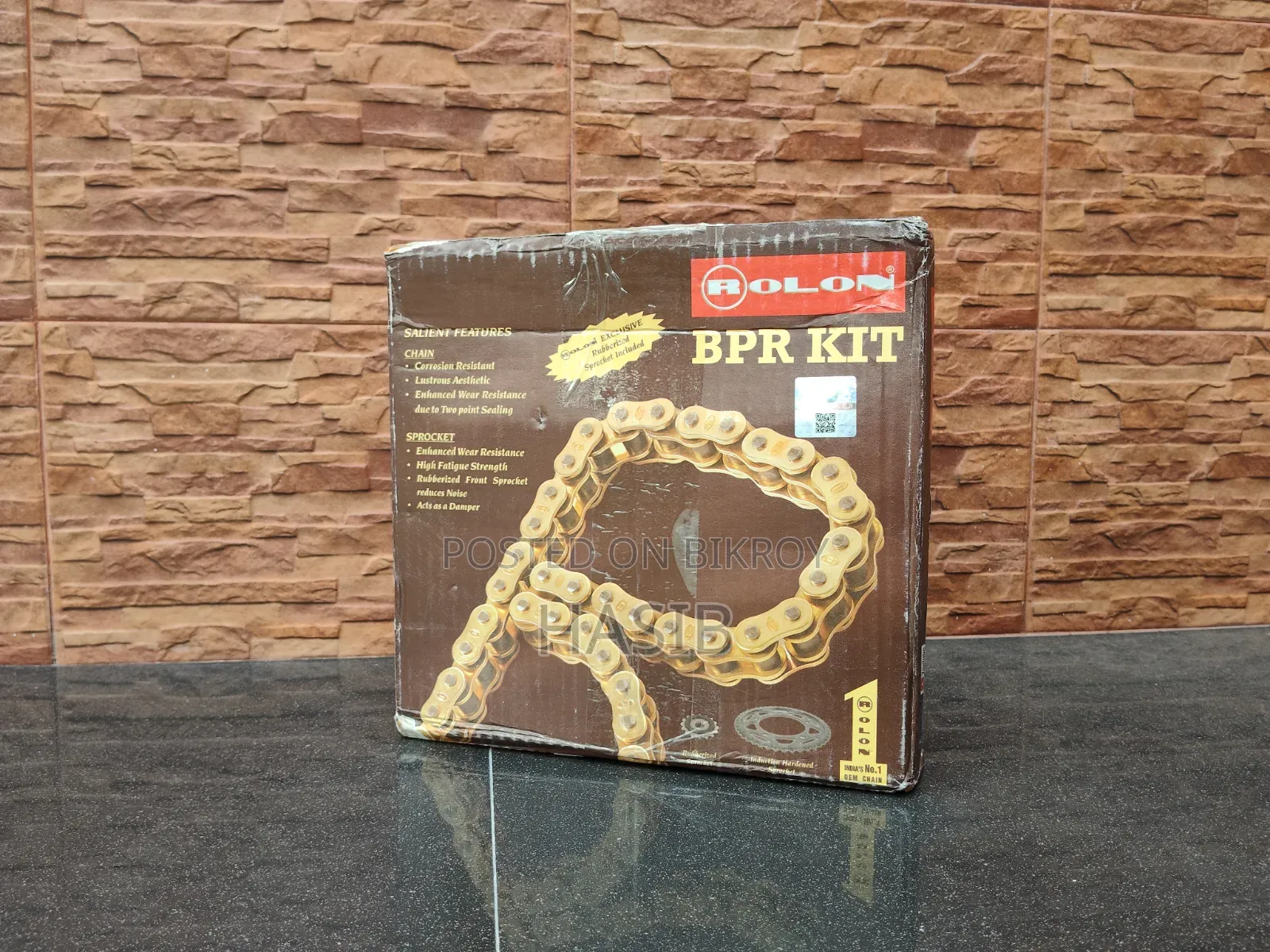 Rolon Brass (পিতল) Chain, Sprocket Set. Mt15 V1/V2