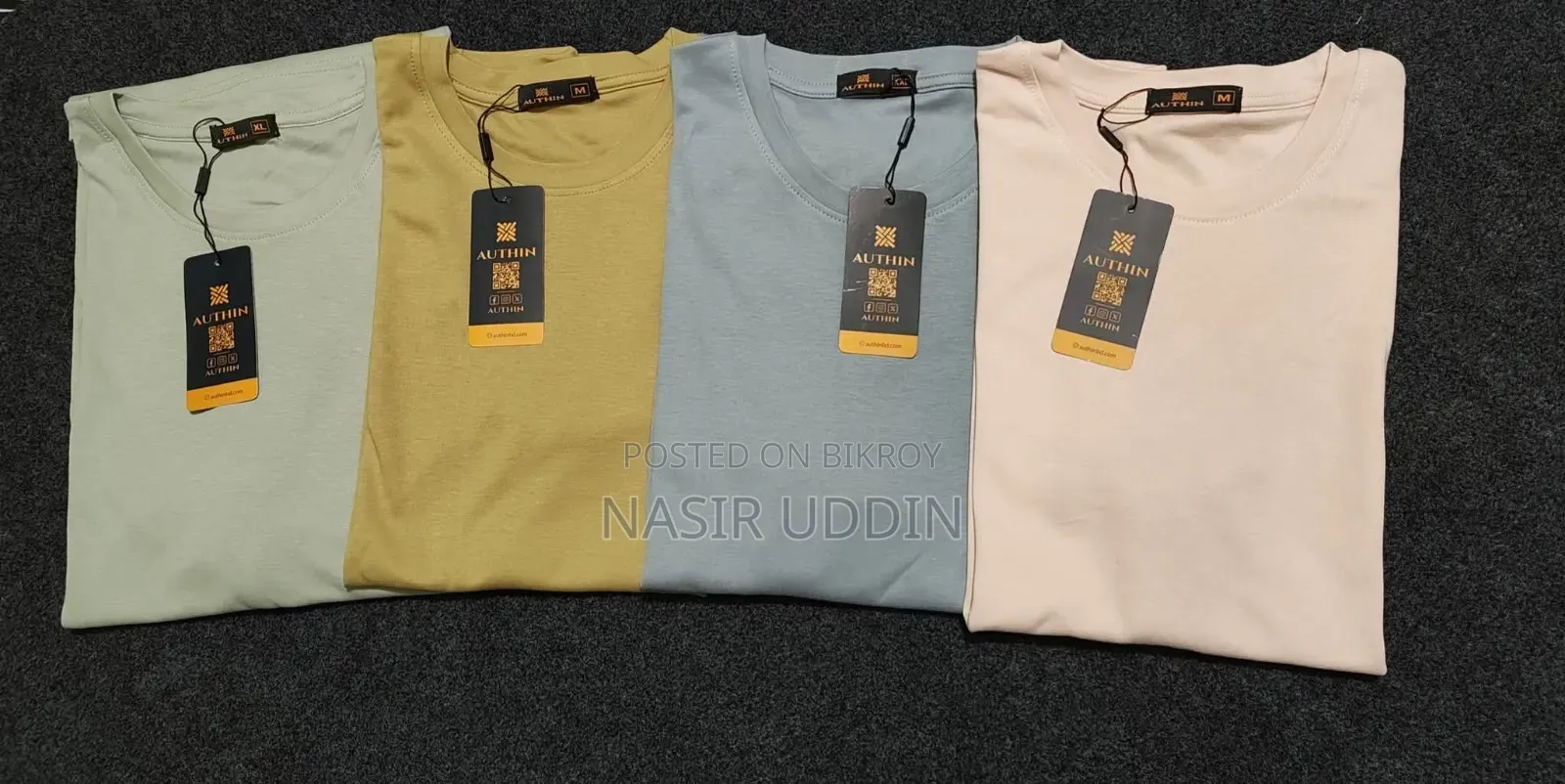 Premium Quality T-Shirt (Interlock Fabric) 100% Cotton