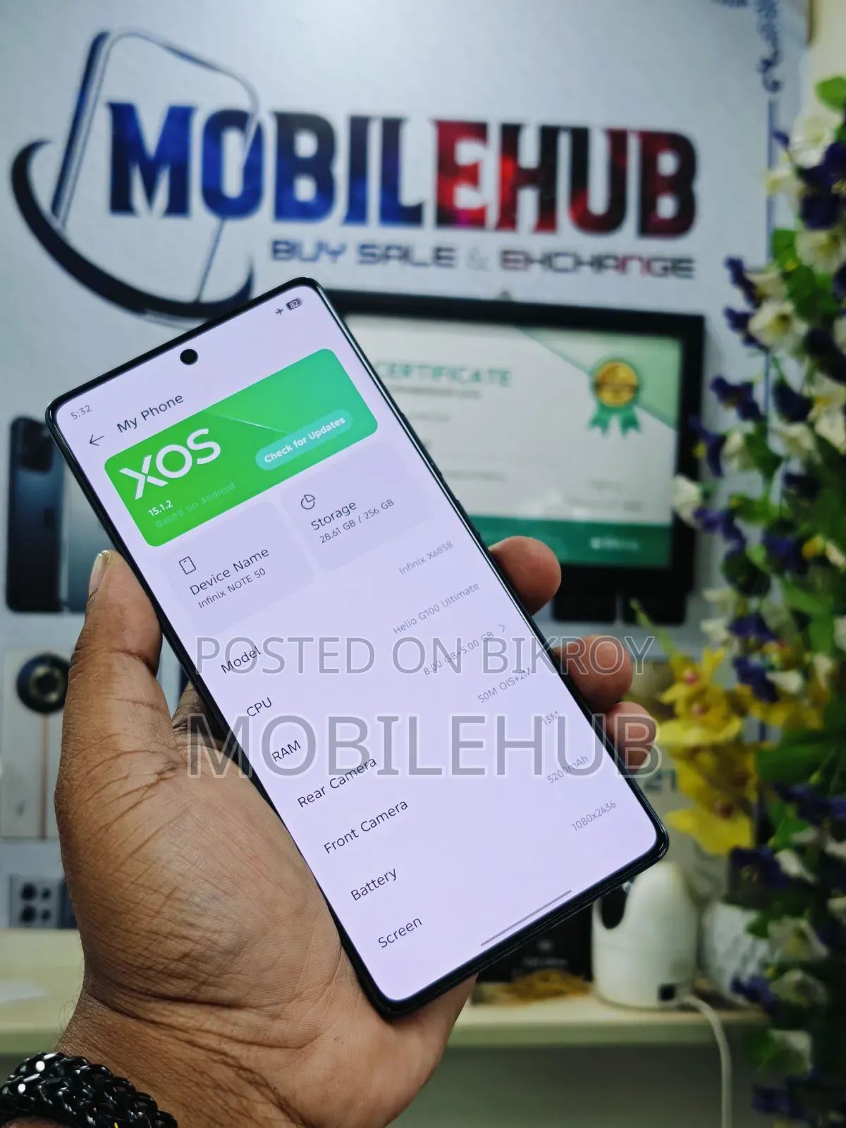 Infinix Note 50 4G 256 GB Black