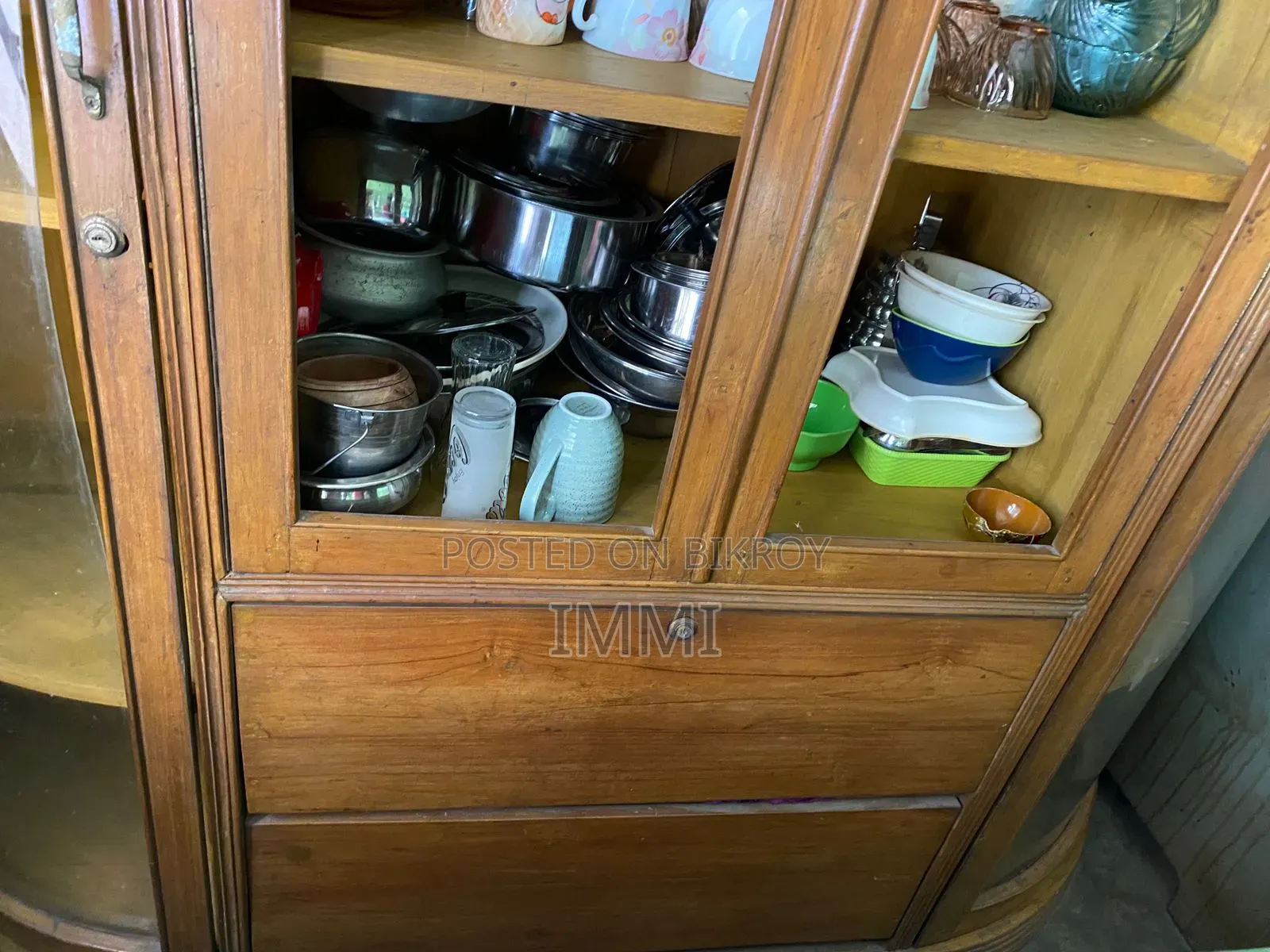 Original Teak Wood Showcase