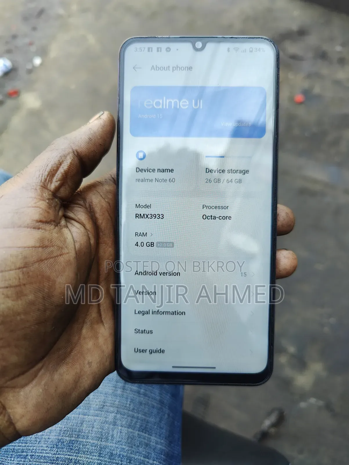 Realme Note 60 64 GB Black