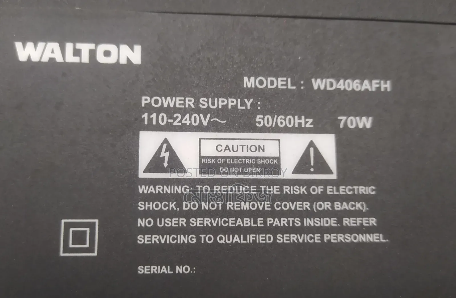 Used 40" Walton TV for Sale