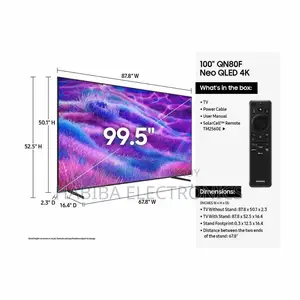 Samsung 100" Qn80f Smart Neo Qled Tv 2026