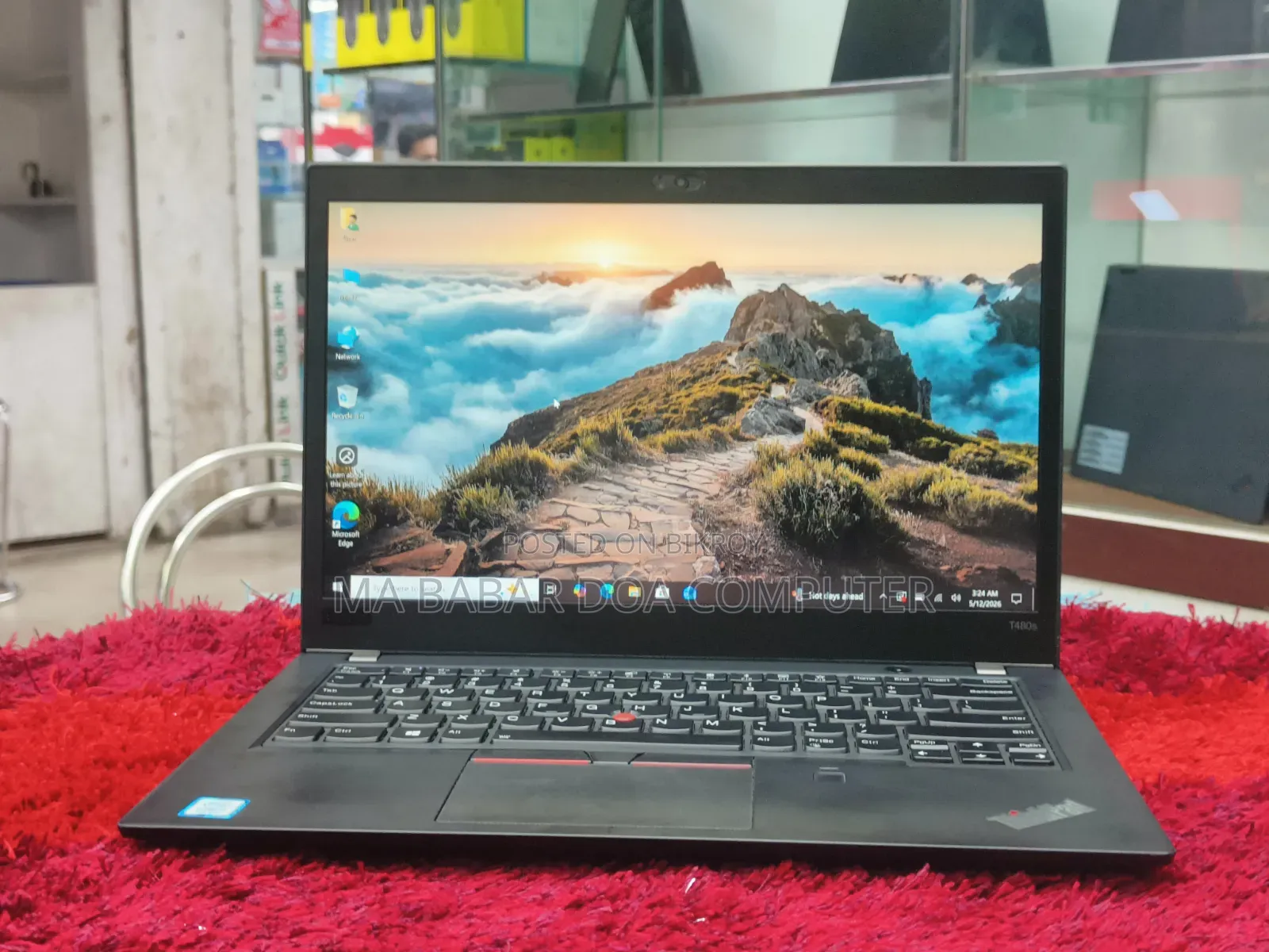 Laptop Lenovo ThinkPad T480s 8GB Intel Core I7 SSD 256GB