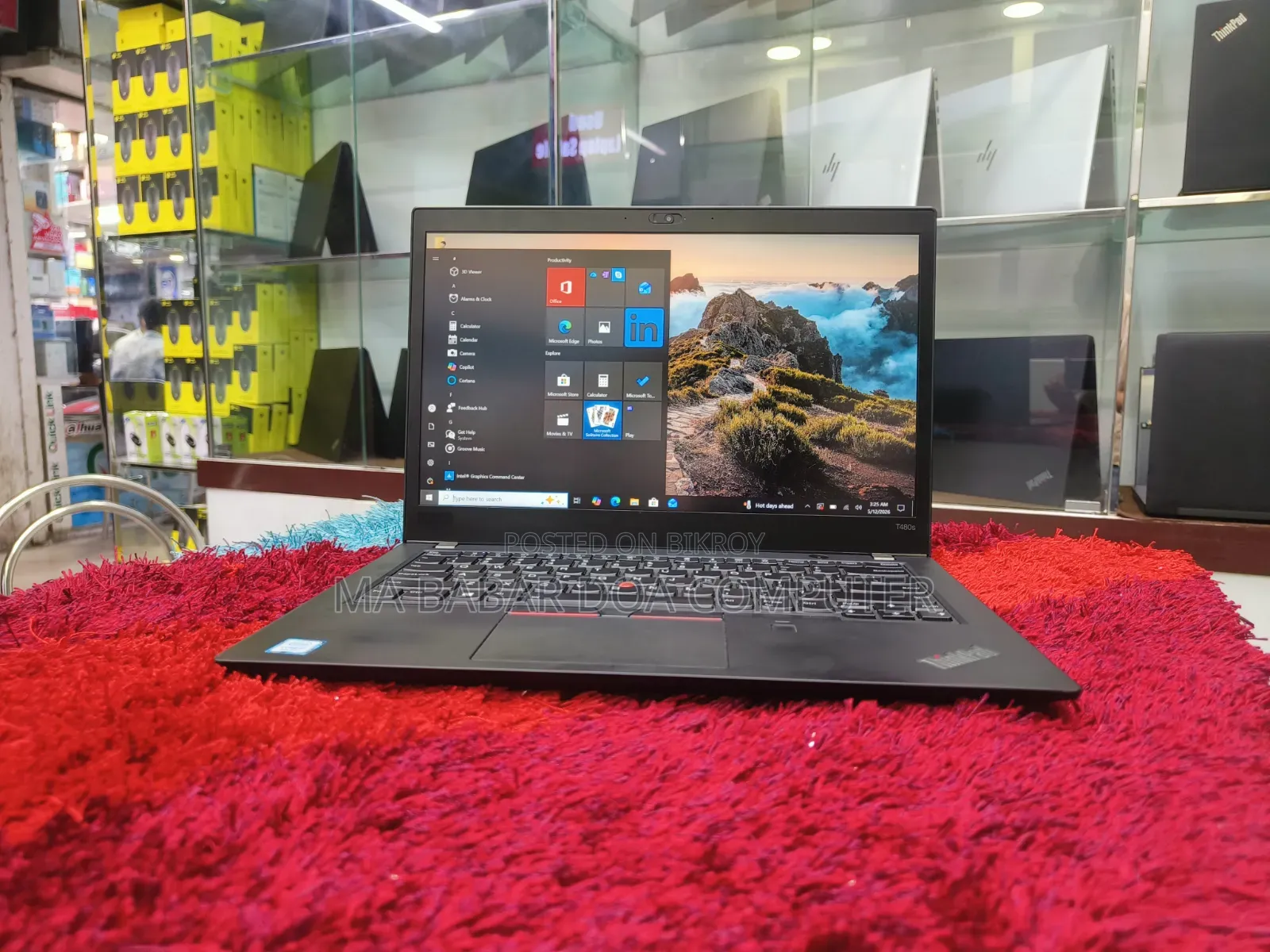 Laptop Lenovo ThinkPad T480s 8GB Intel Core I7 SSD 256GB