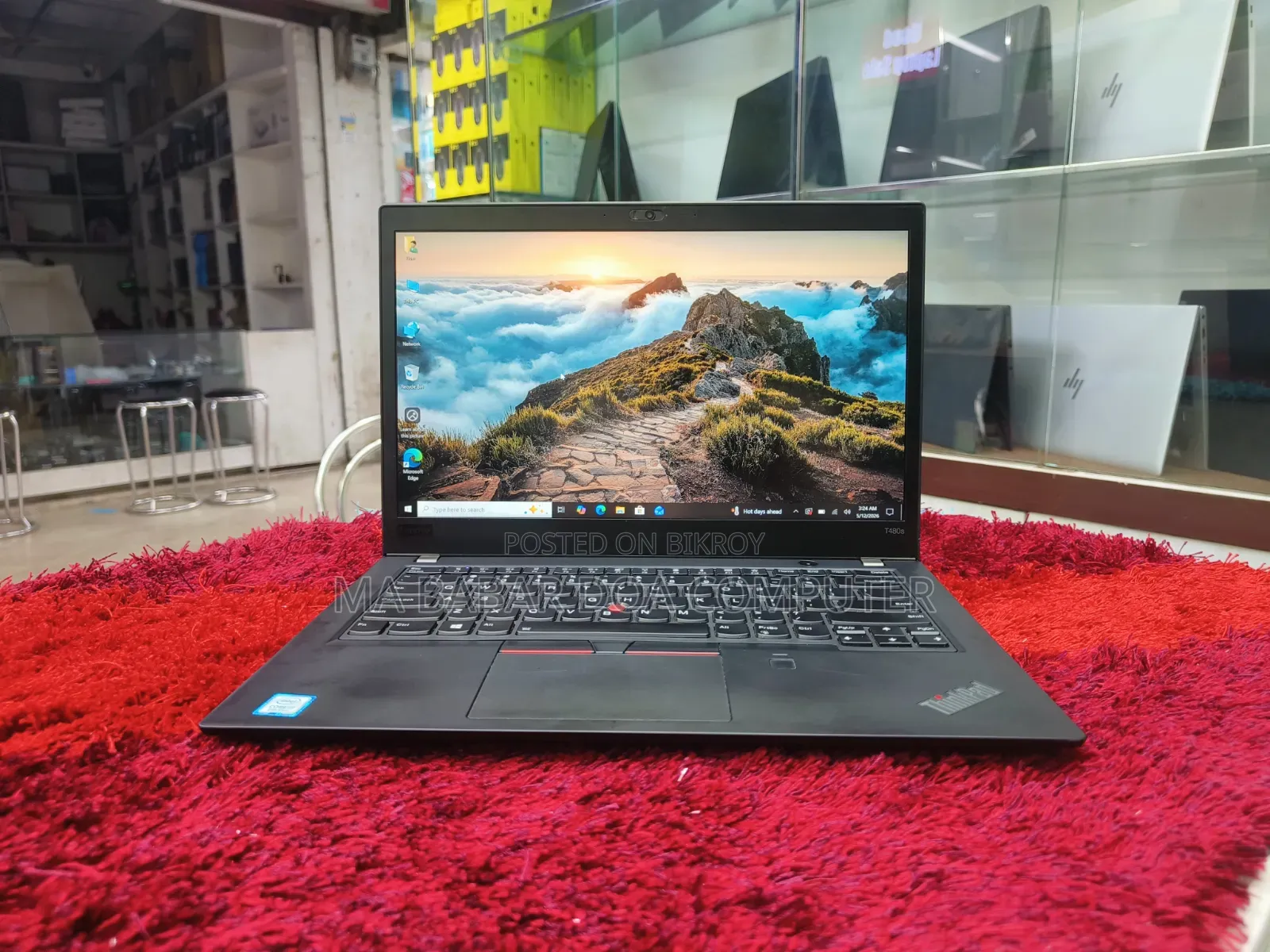 Laptop Lenovo ThinkPad T480s 8GB Intel Core I7 SSD 256GB