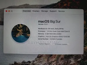 Laptop Apple MacBook 2014 4GB Intel Core I5 SSD 128GB