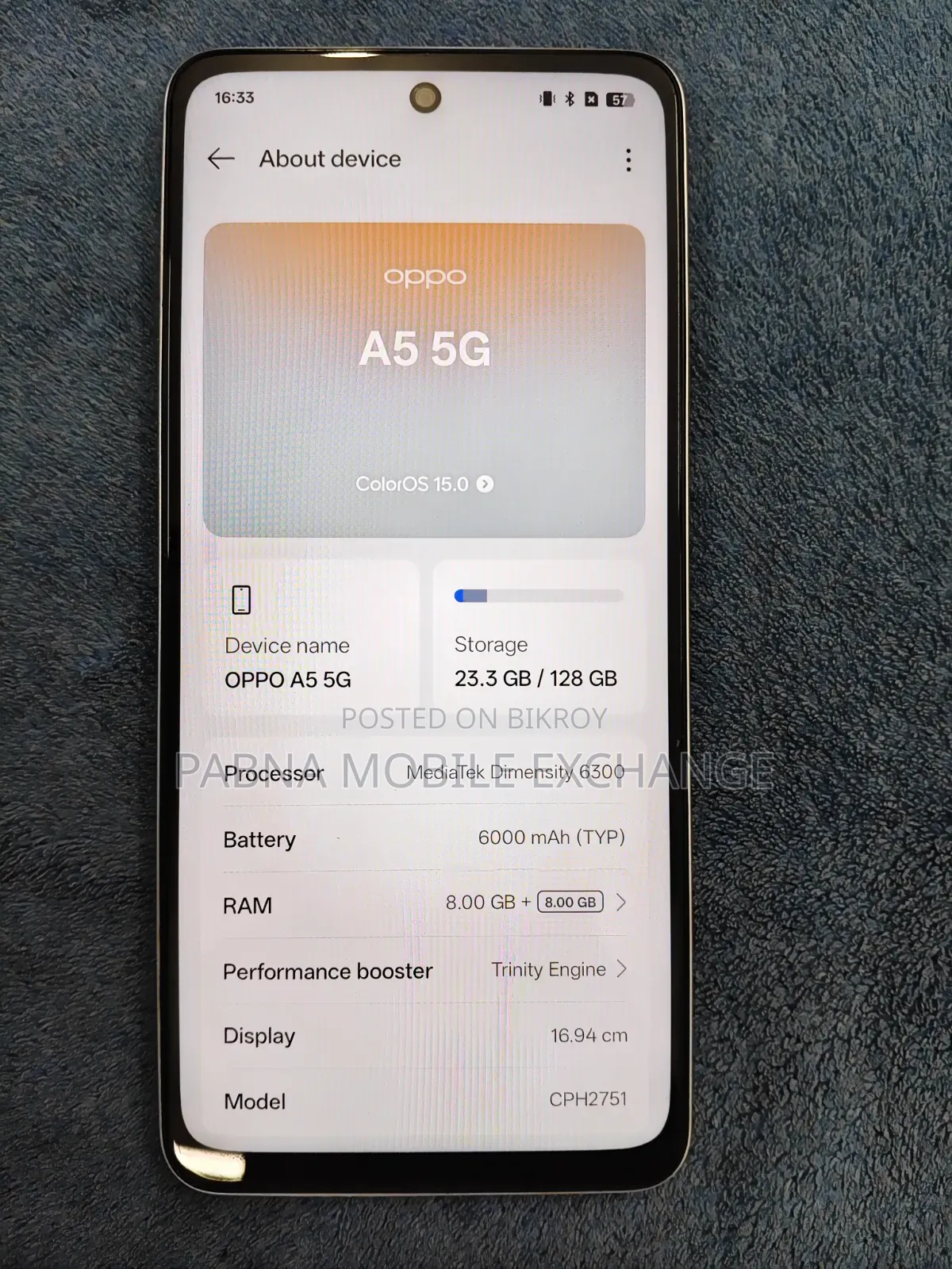 Oppo A5 5G 128 GB White