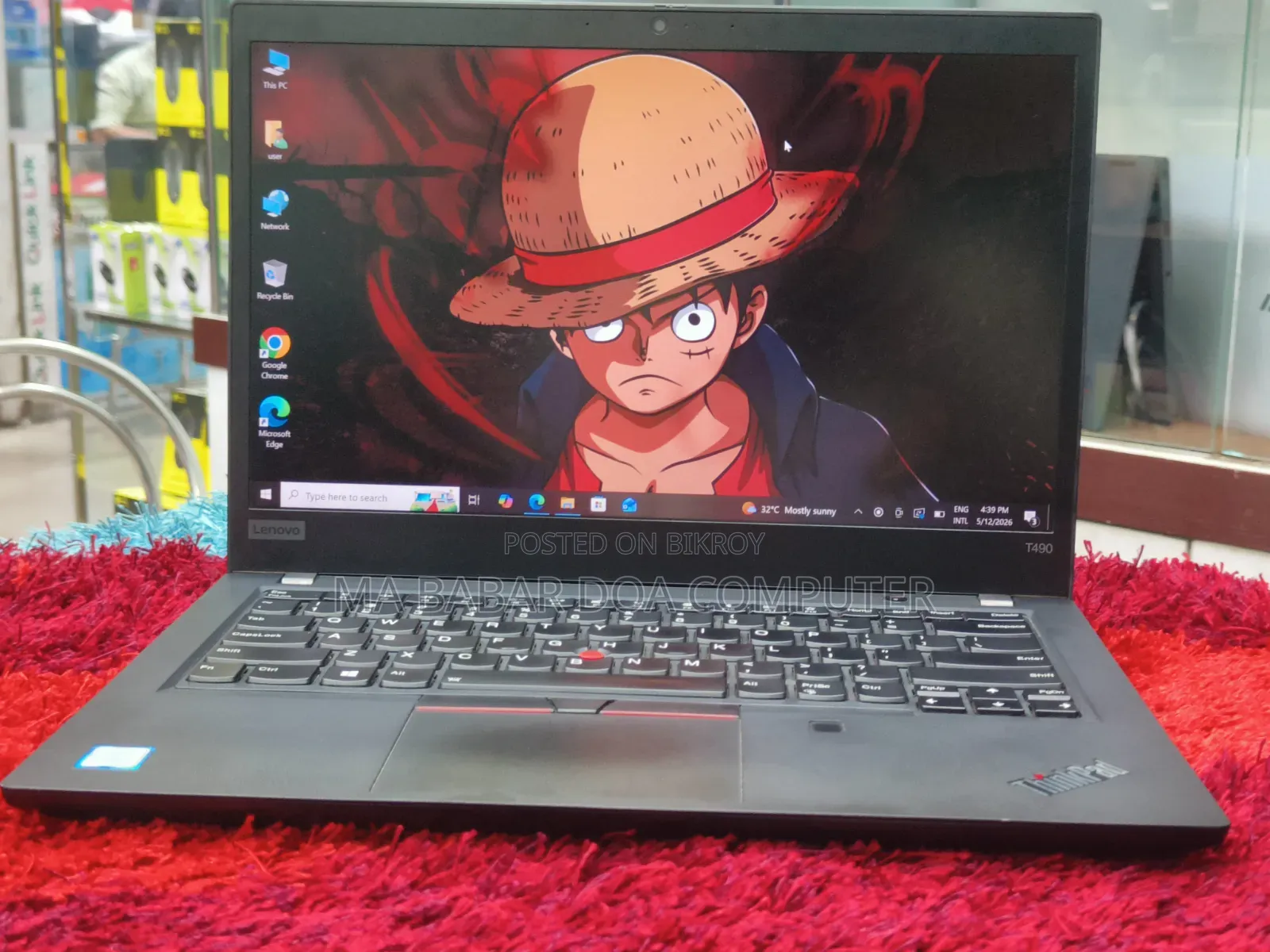Laptop Lenovo ThinkPad T490s 8GB Intel Core i5 SSD 256GB