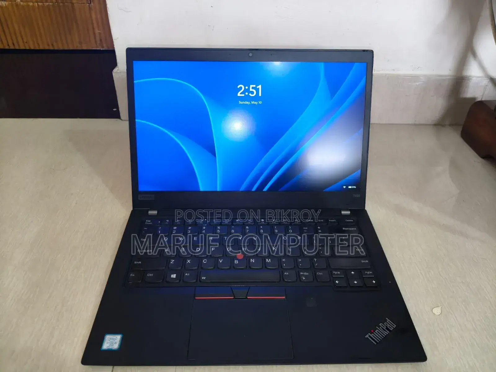 Laptop Lenovo ThinkPad T470 16GB Intel Core I5 SSD 256GB