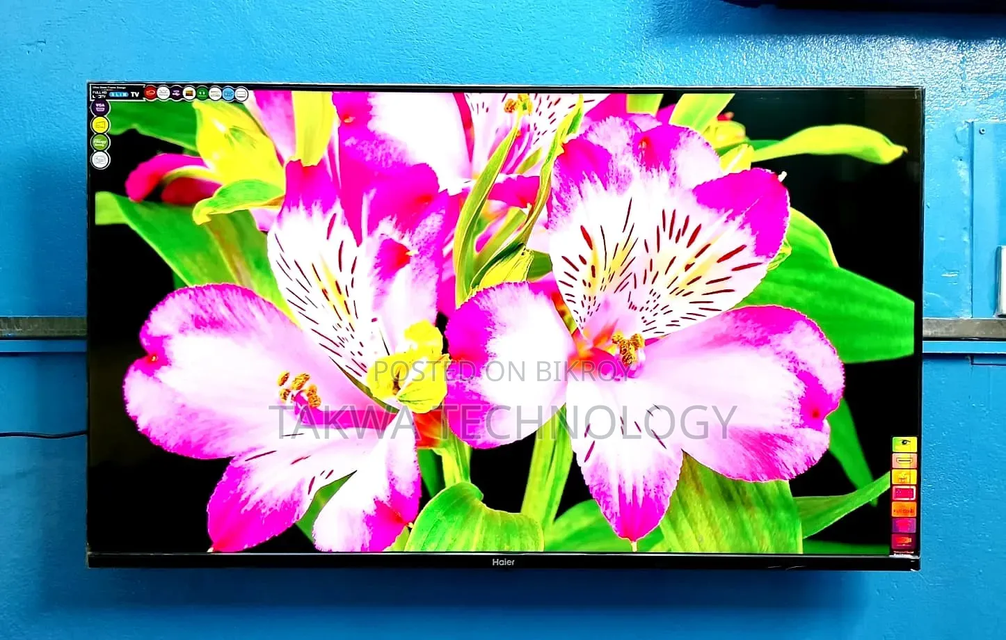 Haier-43" Inch Android Frameless Voice Control Tv