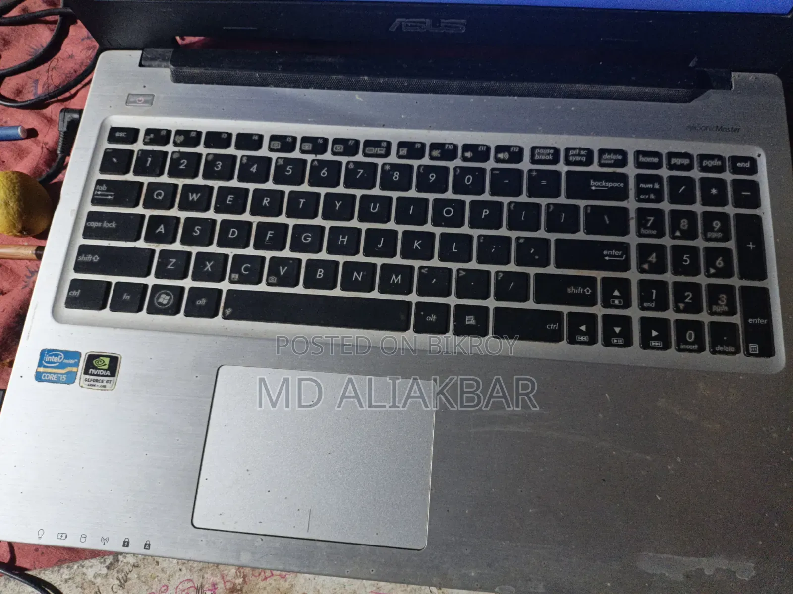 Laptop Asus K56CM 4GB Intel Core I5 HDD 750GB