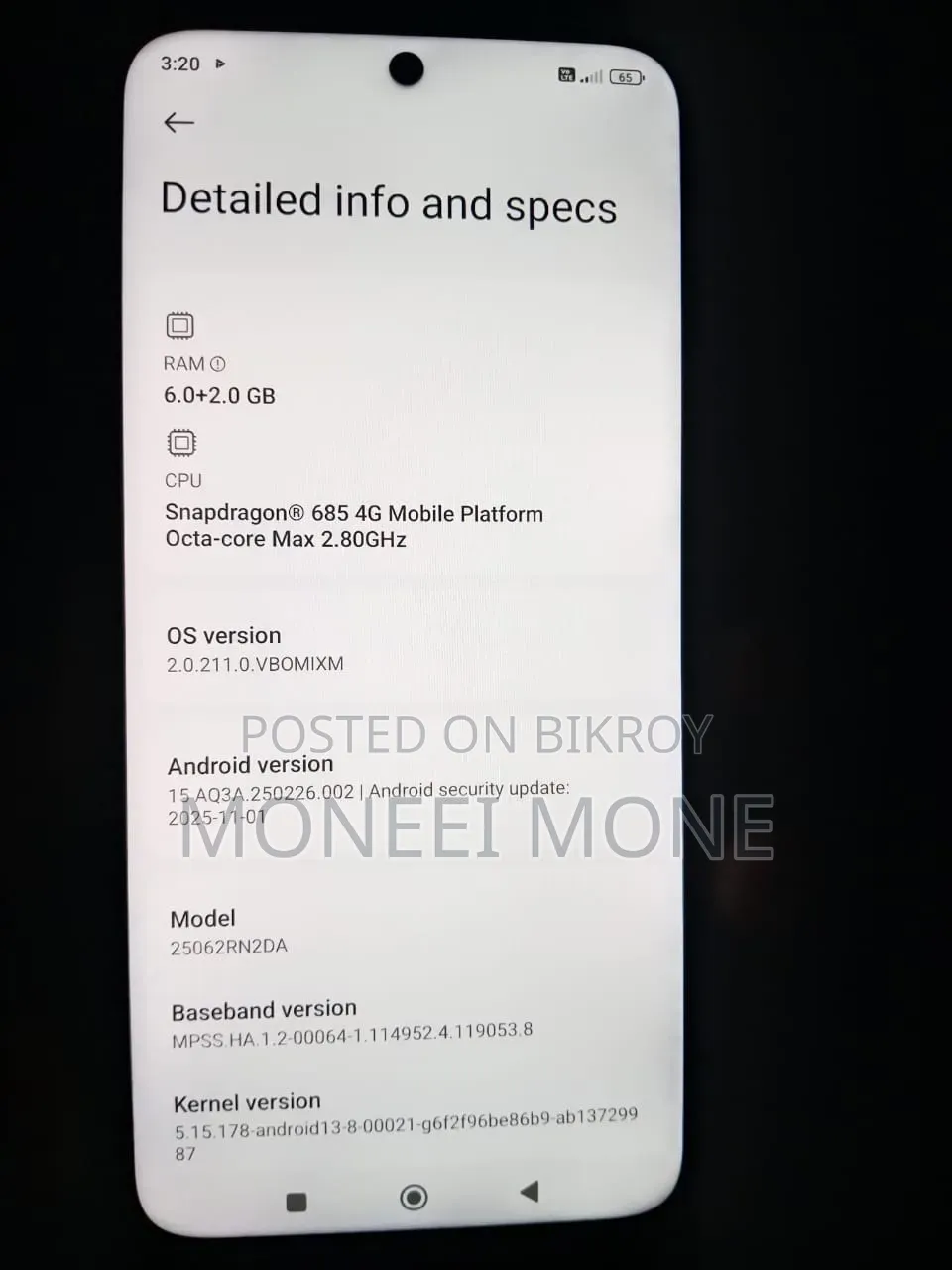 Xiaomi Redmi 15 128 GB Black