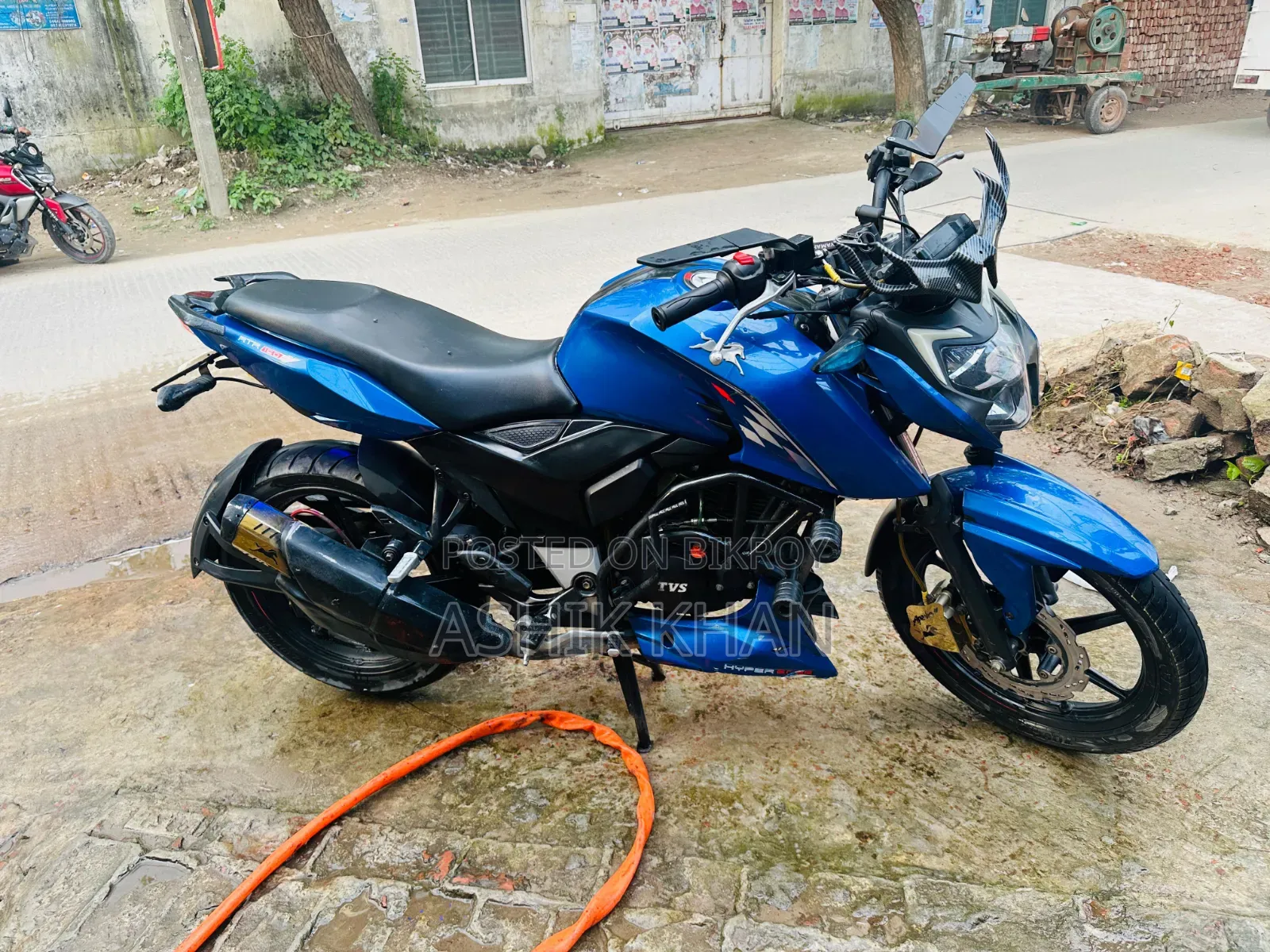 TVS Apache RTR 160 4V 2023 Purple