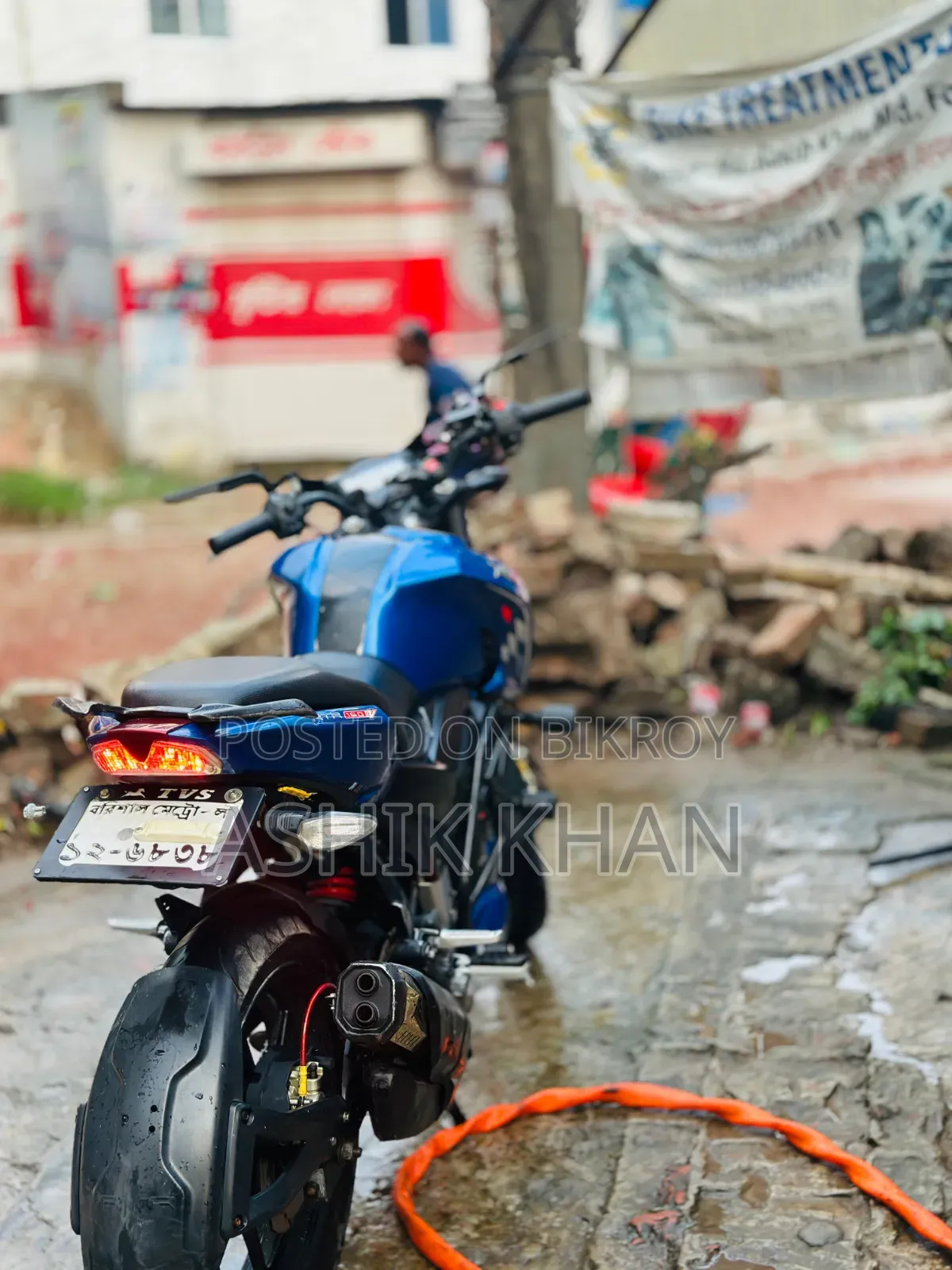 TVS Apache RTR 160 4V 2023 Purple